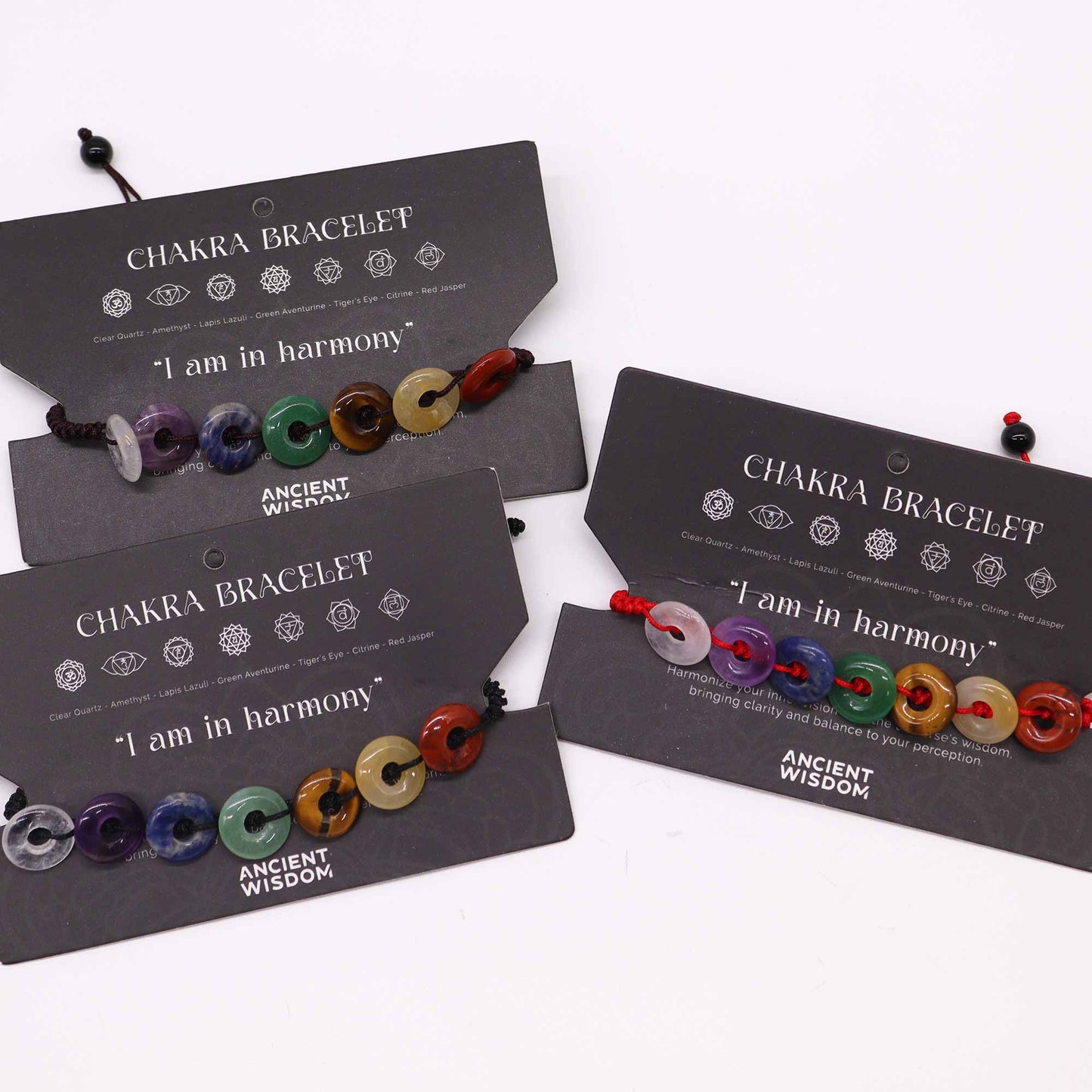 Bracelets Chakra Corde - Mini Donuts