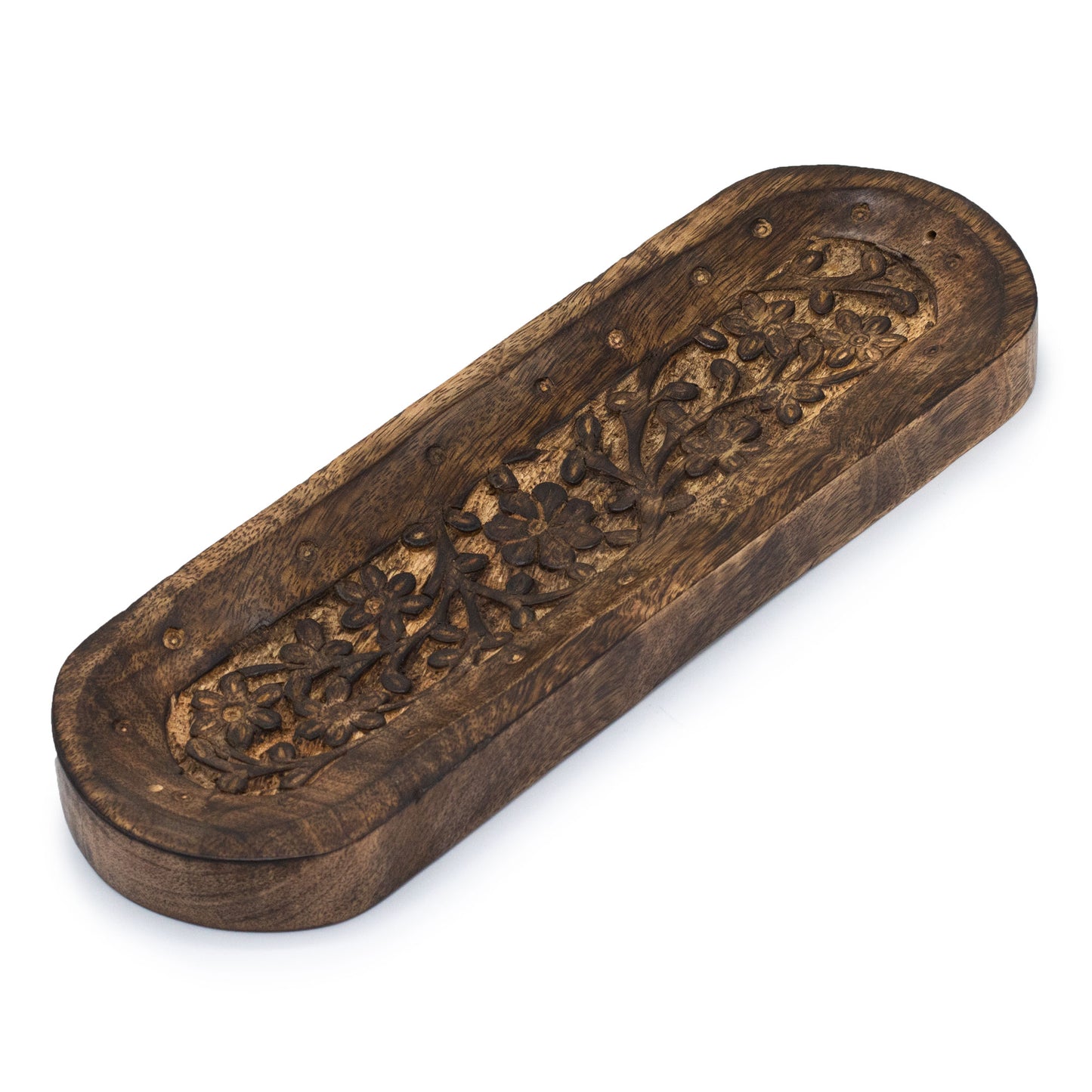 Grand Plateau d'Encens 30x10cm - Design Fleur