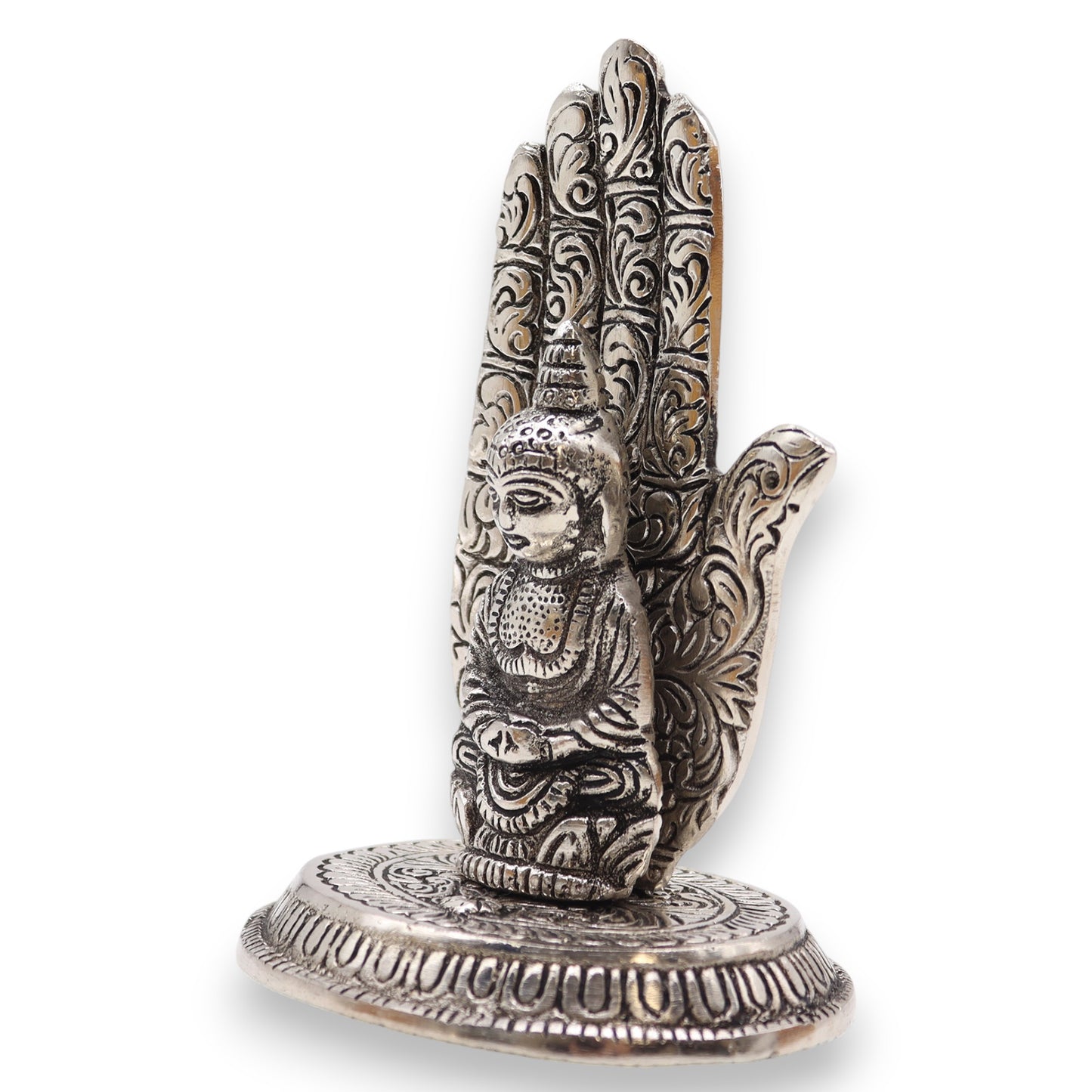Porte-encens Main Bouddha 13x9cm