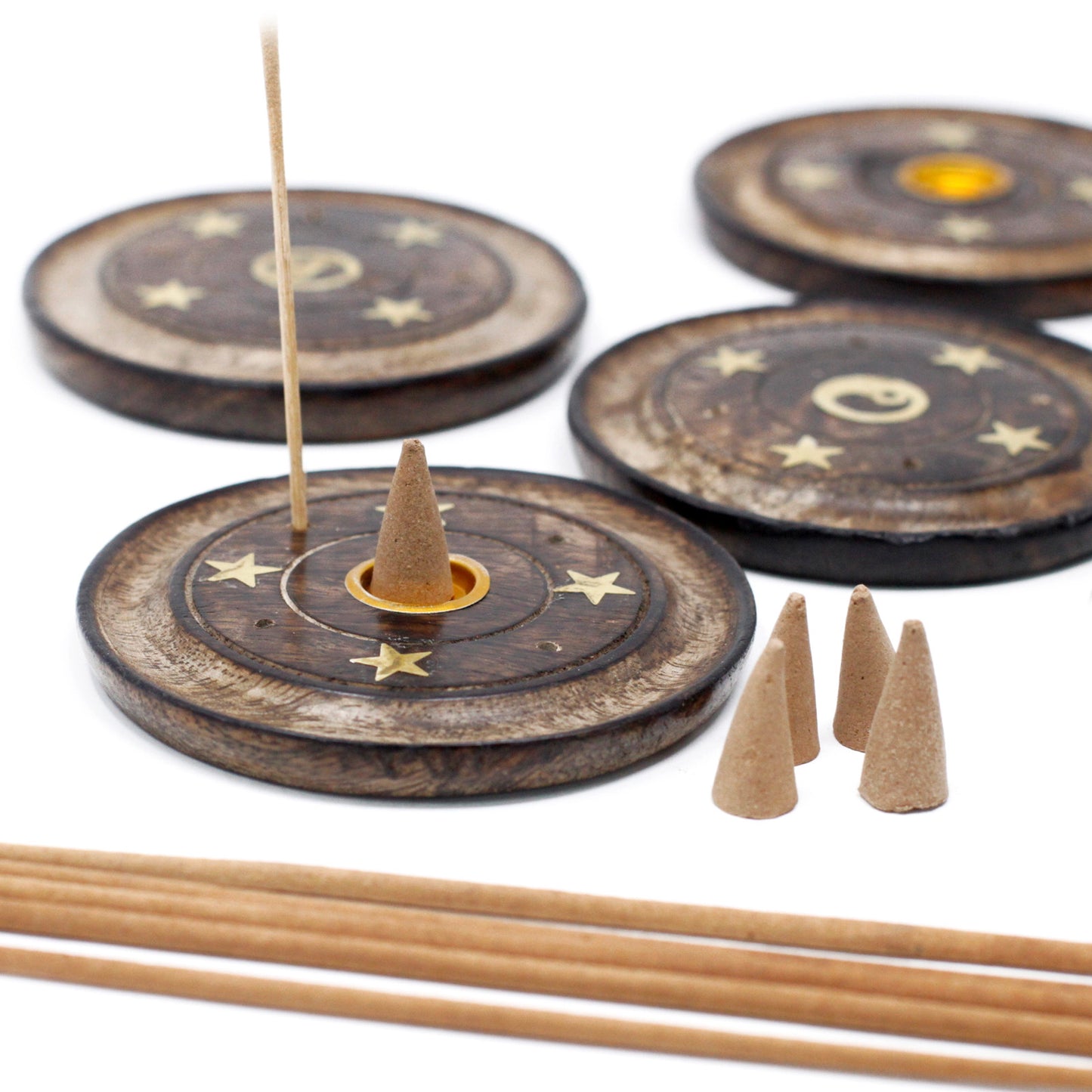 Disque 10cm Bois de Manguier (Cones&Batonnets)