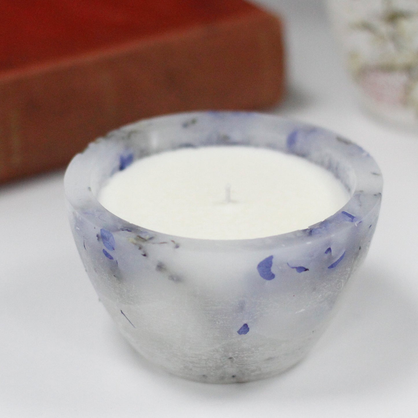 Bougie Enchantée – Grand Bol – Lavande