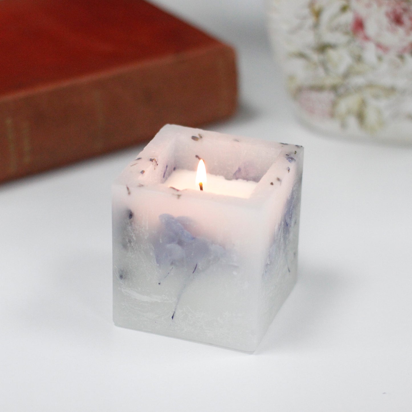 Bougie Enchantée – Petit Pot – Lavande