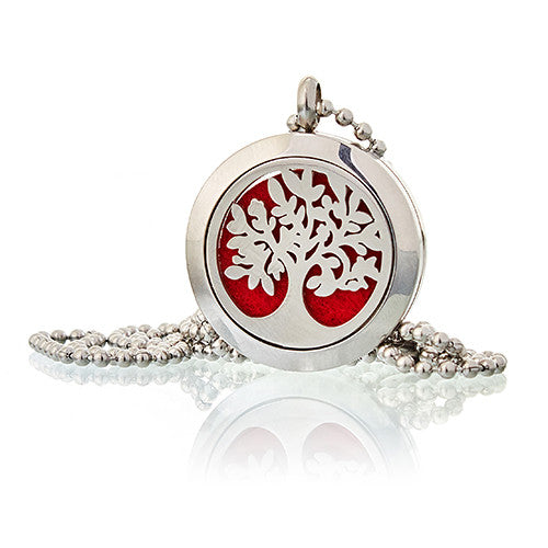 Collier Diffuseur Aromathérapie - Arbre de Vie 25mm