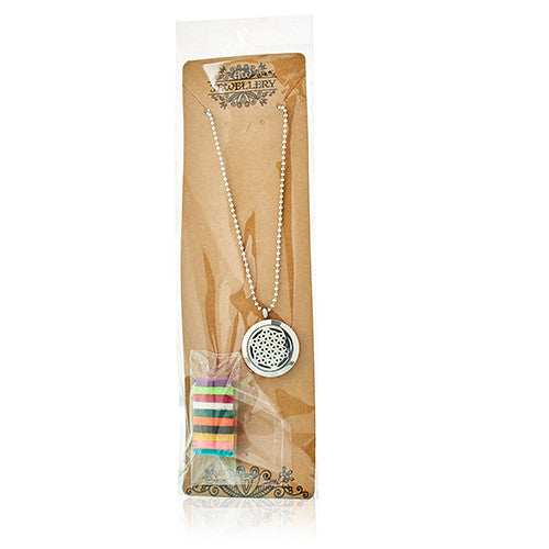 Collier Diffuseur Aromathérapie - Arbre de Vie 25mm