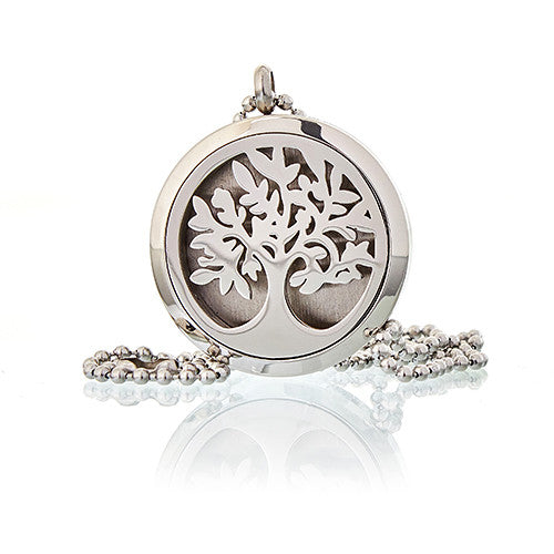 Collier Diffuseur Aromathérapie - Arbre de Vie 30mm