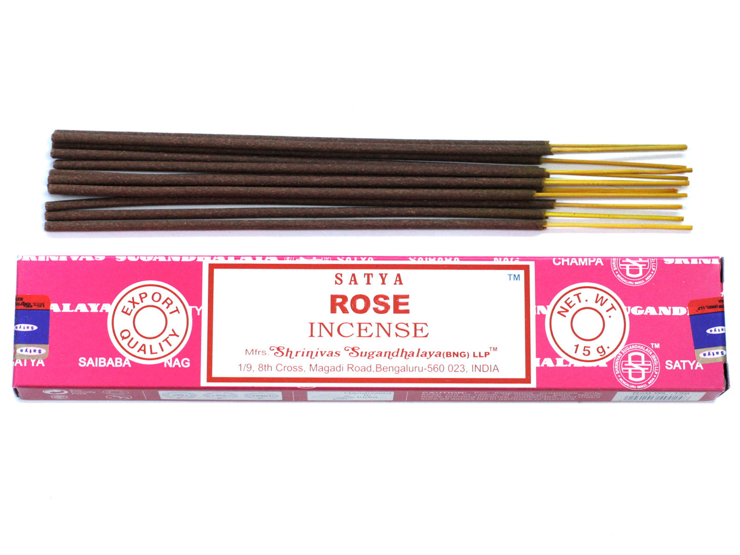 Encens SATYA 15g - Rose