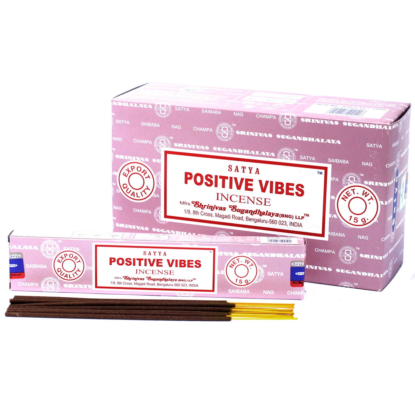 Encens SATYA 15g - Positive Vibes