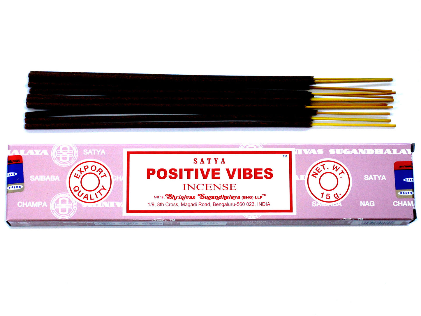 Encens SATYA 15g - Positive Vibes