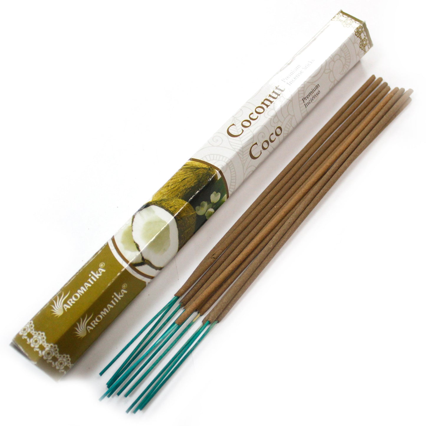 Bâtonnet Encens Premium Aromatika - Noix de Coco