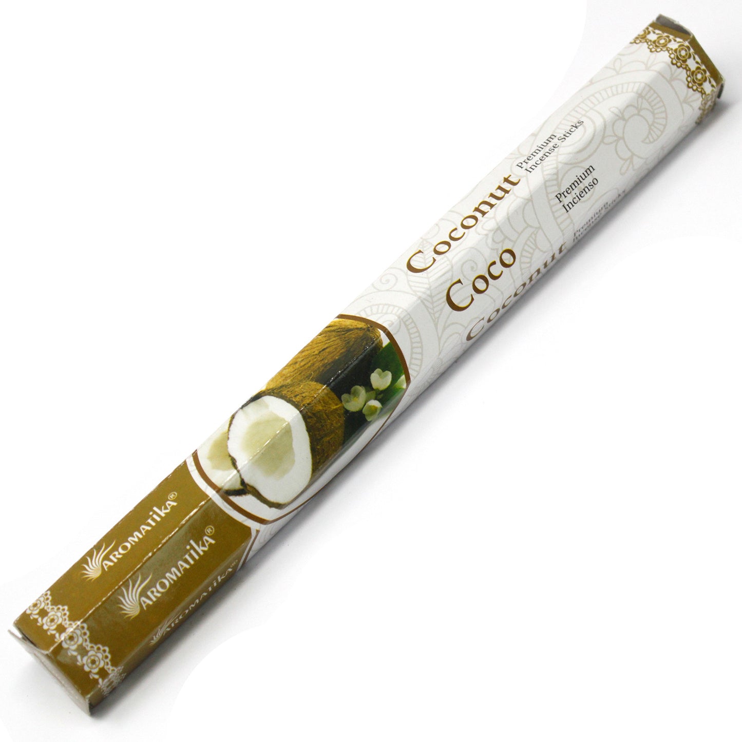 Bâtonnet Encens Premium Aromatika - Noix de Coco