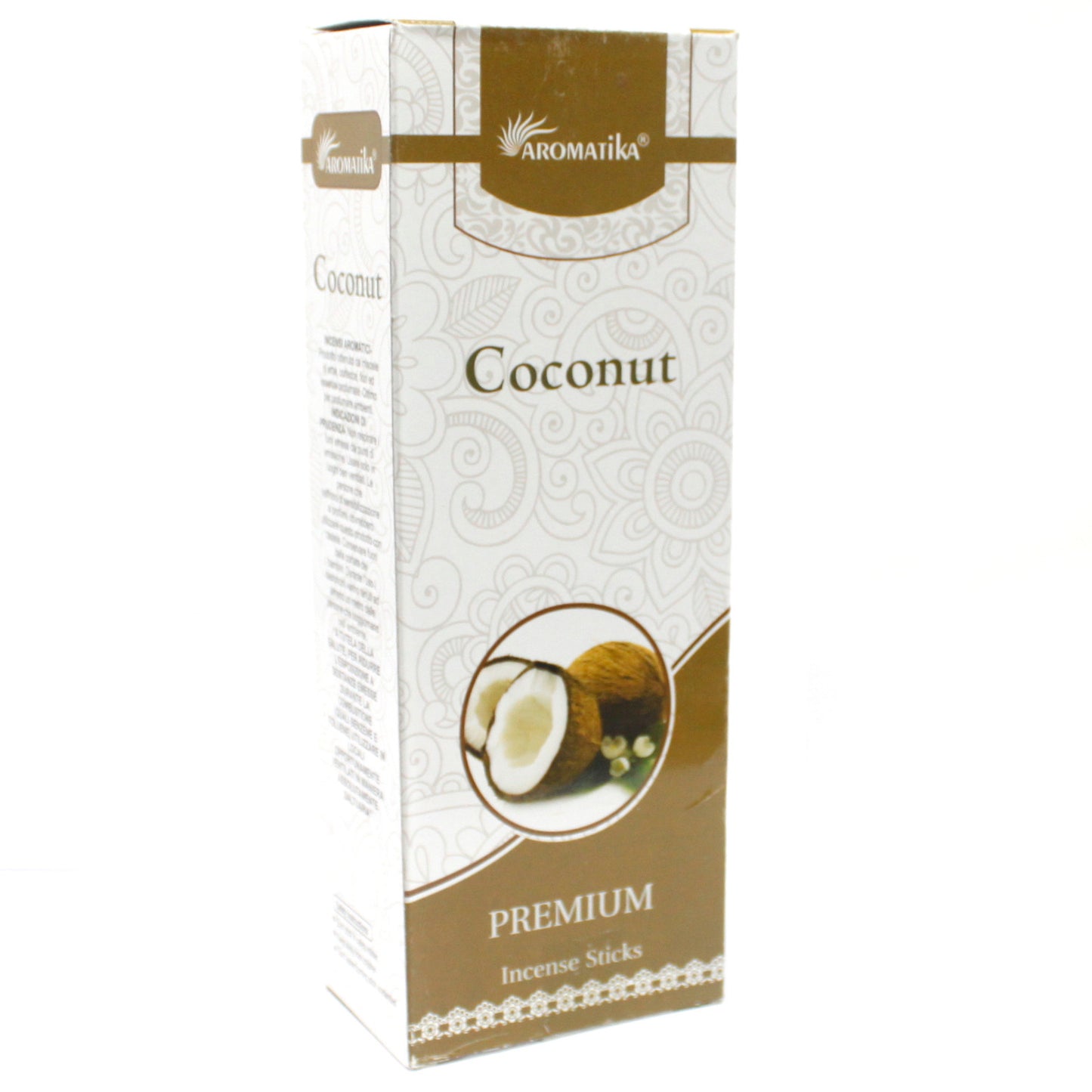 Bâtonnet Encens Premium Aromatika - Noix de Coco
