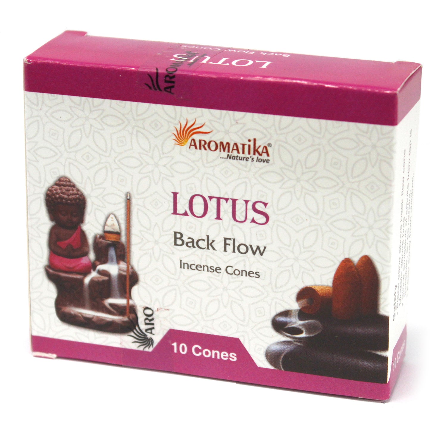 Cônes Fontaine à Encens Aromatika - Lotus