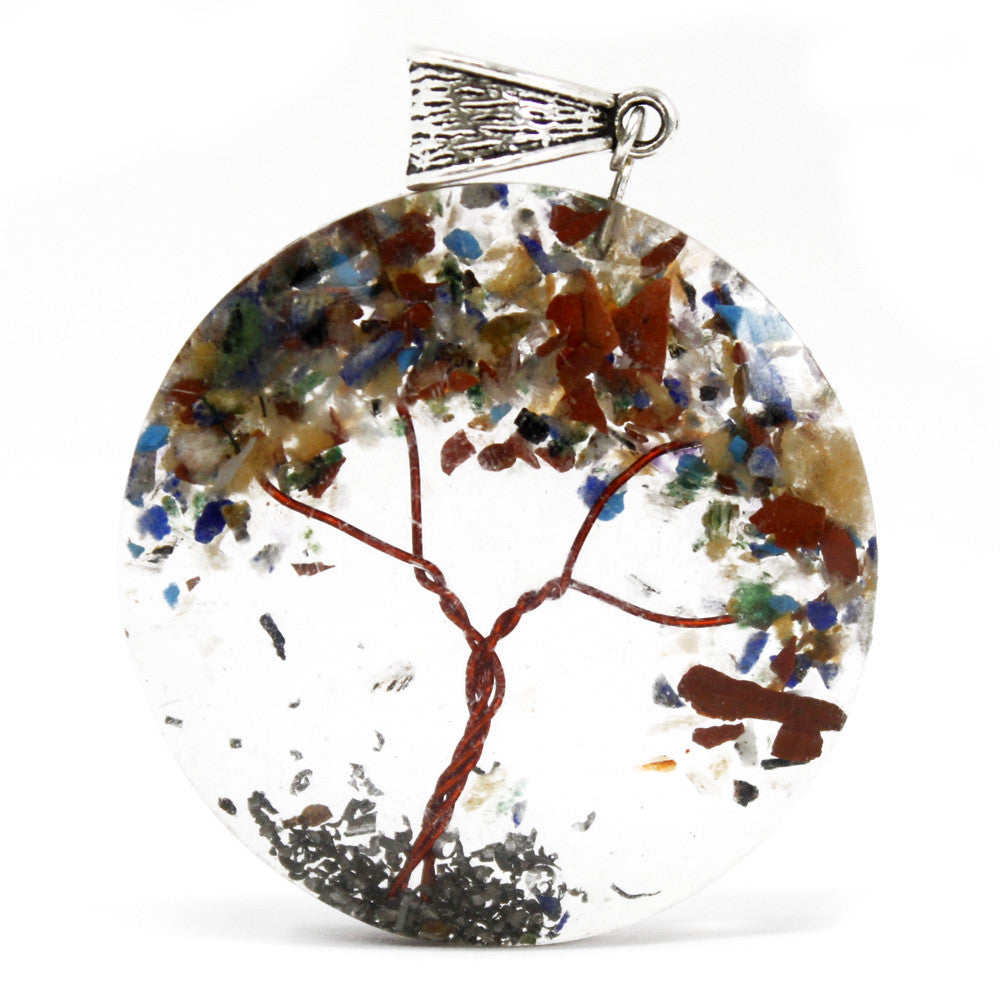 Pendentifs Orgonite - Arbre Amethyste Multi