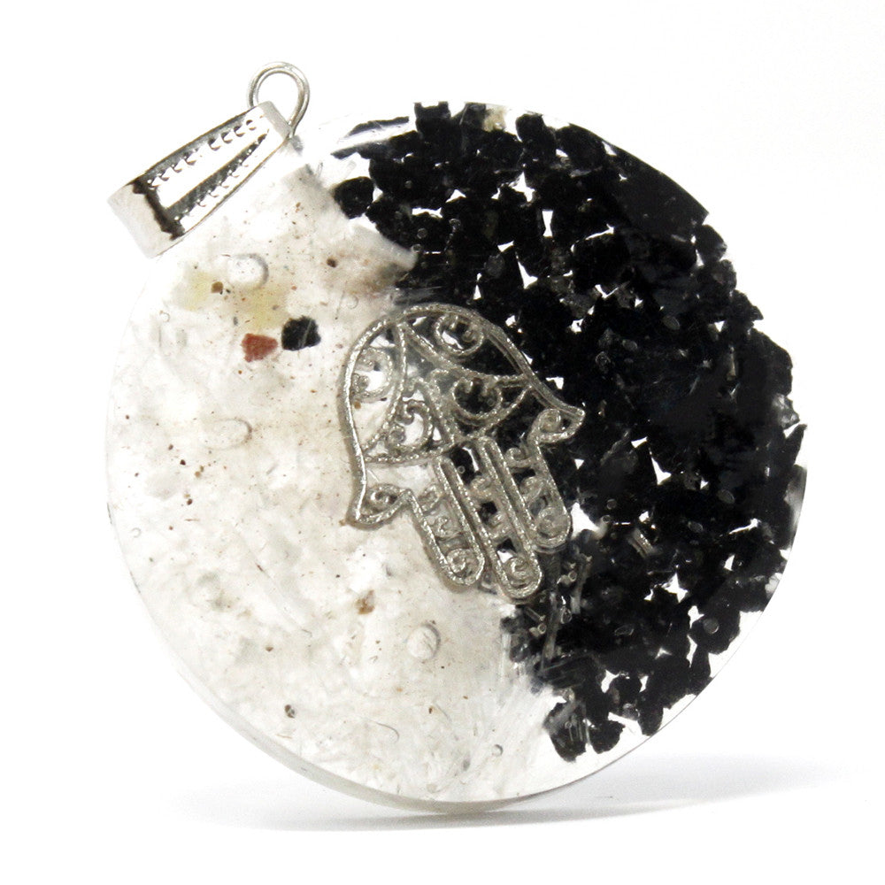 Pendentifs Orgonite - Main de Fatma Protectrice