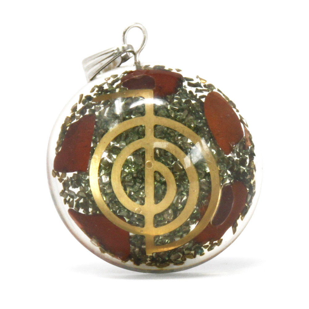 Pendentifs Orgonite - Dôme de Puissance Spirale