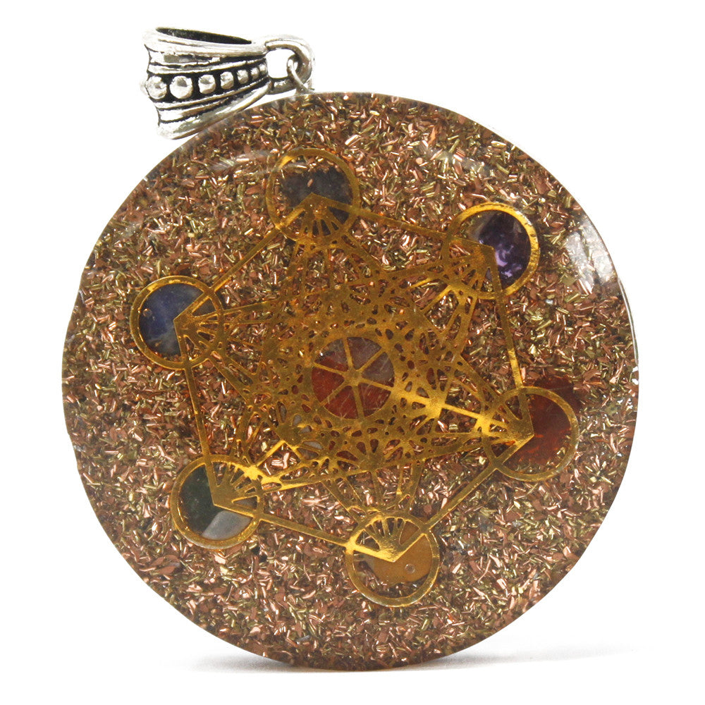 Pendentifs Orgonite - Large Chakra Multi Pouvoirs