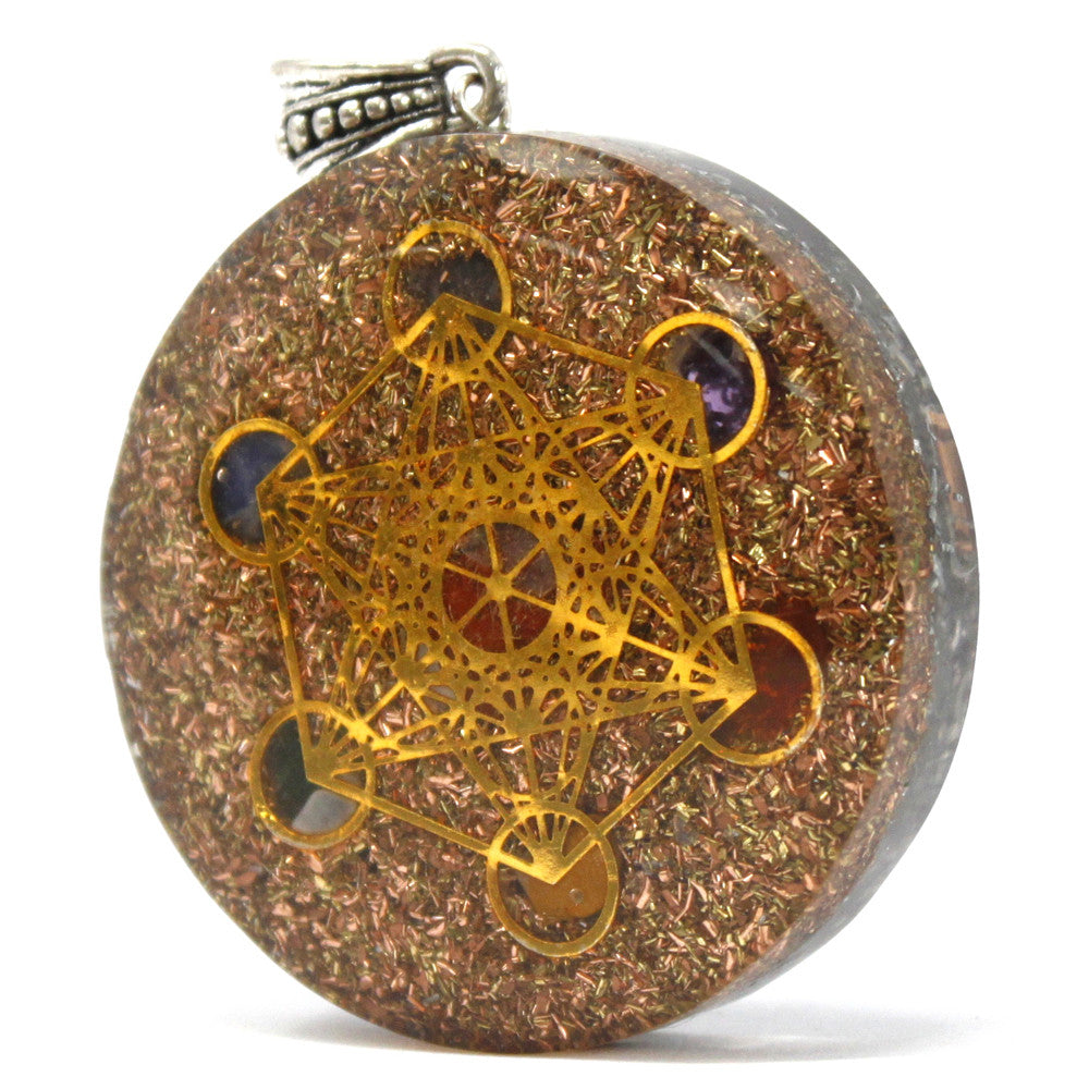 Pendentifs Orgonite - Large Chakra Multi Pouvoirs