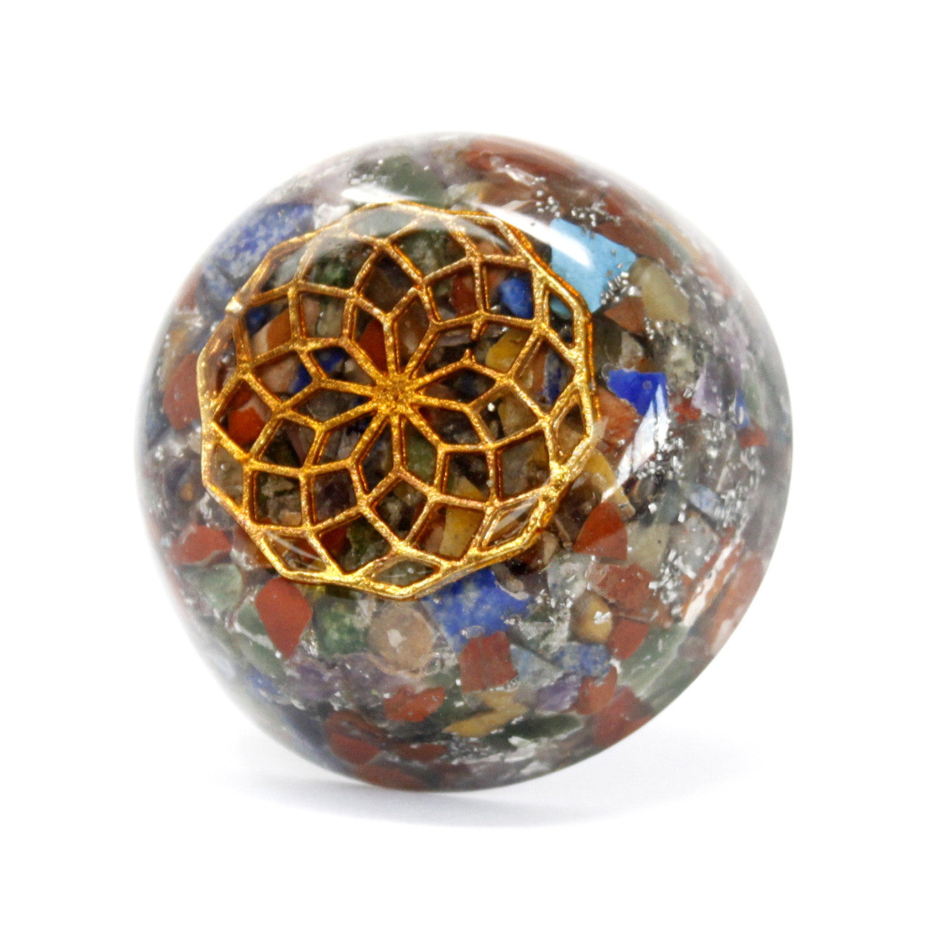 Presse-papiers Orgonite - Dôme Multi Pierre