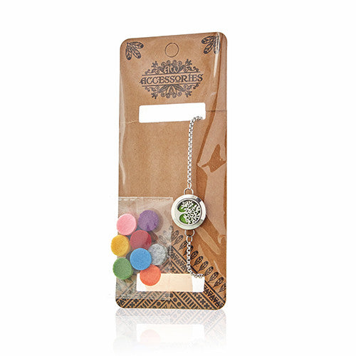 Bracelet Chaîne Diffuseur Aromathérapie - Chat 20mm