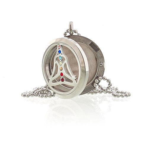 Collier Diffuseur Aromathérapie - Yoga Chakra 30mm