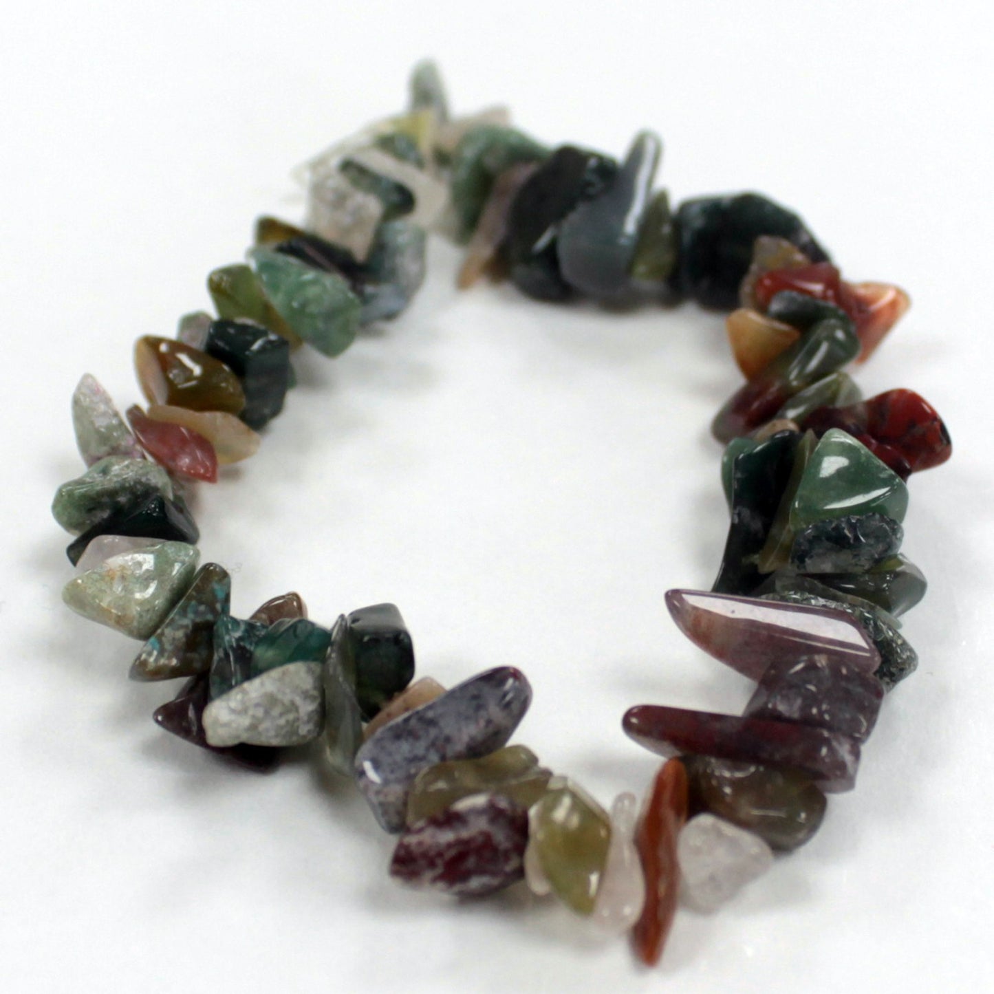 Bracelet en Éclat de Pierre - Agate Mousse