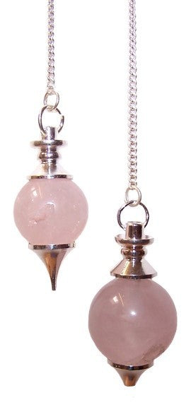 Pendule Sphère - Quartz rose