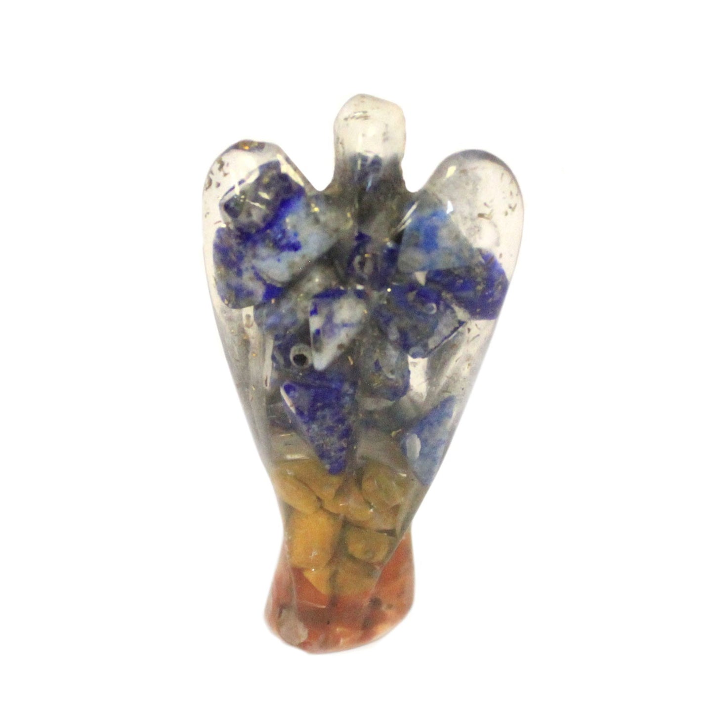 Orgonite L'Ange - Puces de Gemme et Cuivre 50mm