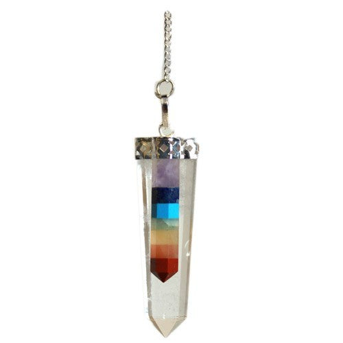 Pendules double - Quartz/ 7chakras