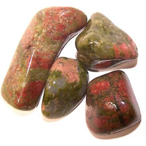 Larges Pierres Roulées - Unakite