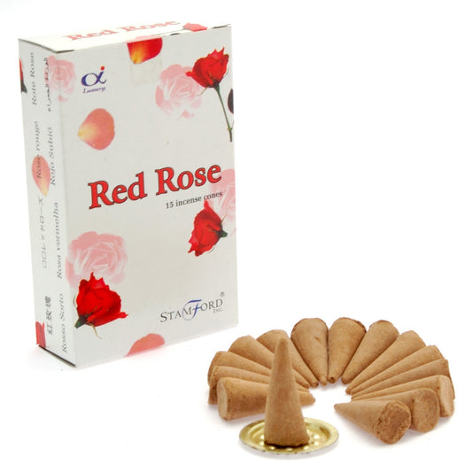 Cônes Stamford Premium - Rose Rouge