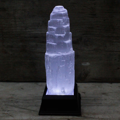 Tour Naturelle Sélénite - 15 cm