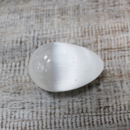 Pierre de Sélénite Polie - Oeuf 5-6 cm