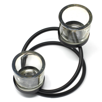 Bougeoir Votif en Fer - 2 Coupes Balance