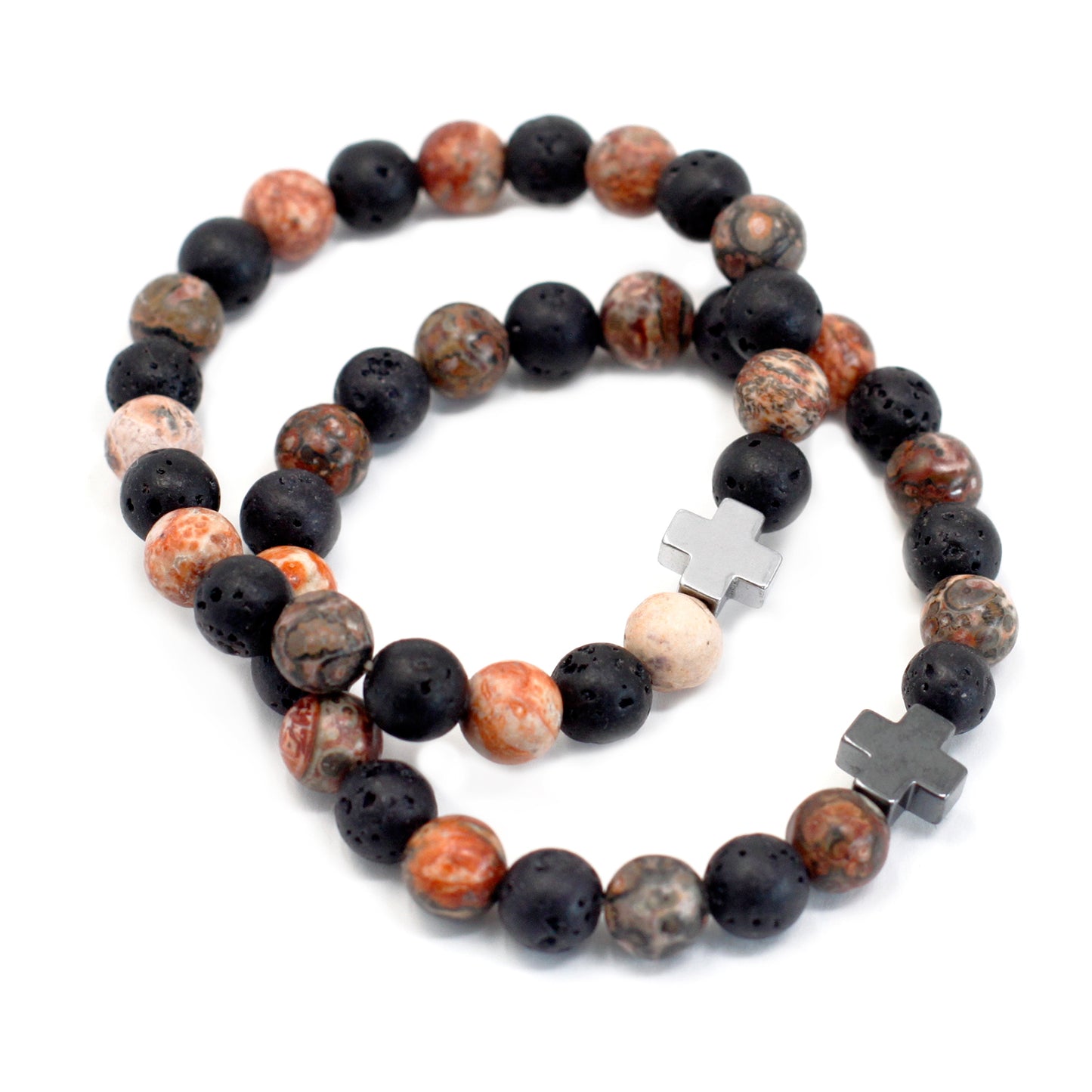 Lot de 2 Bracelets Amitié - Eternité