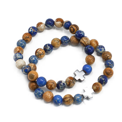 Lot de 2 Bracelets Amitié - Soutient