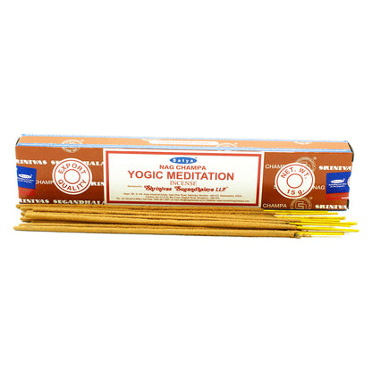 Bâtonnets d'encens Satya 15g - Méditation yogique