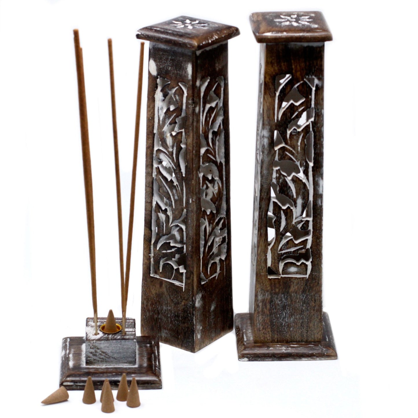 Tour Sculptée - Bois de manguier