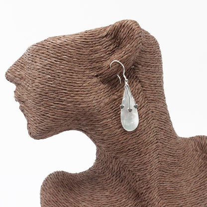 Boucles d'Oreilles Coquillage & Argent - Trois Coeurs - MOP