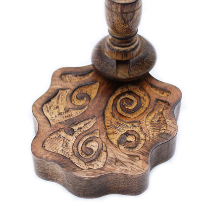 Moyen Brûleur à reflux en bois de manguier - Tree of Life
