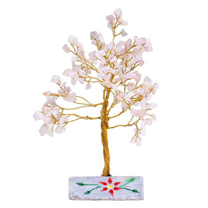 Arbres à gemme d'Inde Rose Quartz - 160 Pierres
