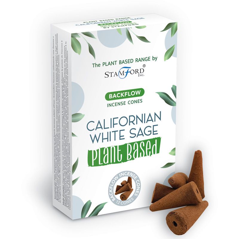 Cônes d'encens à base de plantes - Sauge blanche de Californie