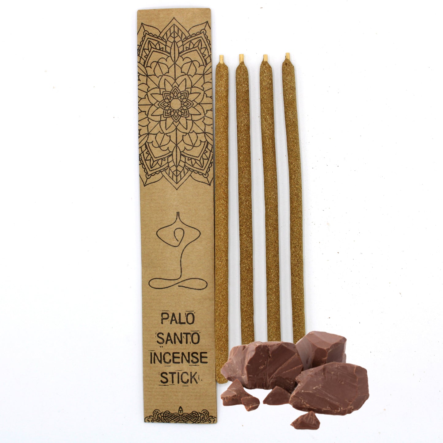 Large bâtons d'encens Palo Santo - Chocolat
