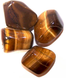 Pierres Roulées Moyenne - Oeil de Tigre Doré