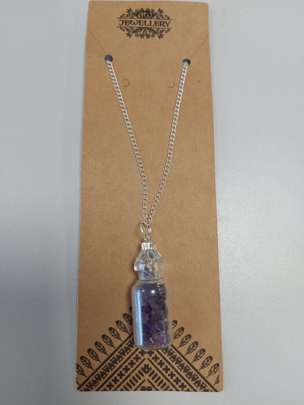 Collier de Pierres Précieuses en Bouteille - Opalite