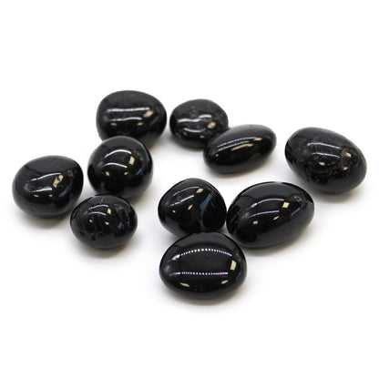Larges Pierres Roulées - Tourmaline Noire