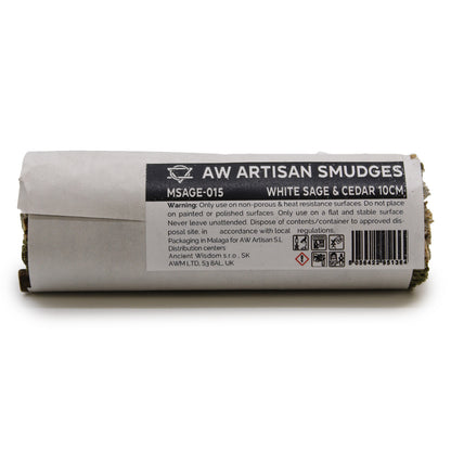 Bâton de maculage - Sauge Blanche & Cèdre 10cm