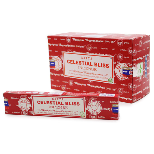 Bâtonnets d'encens Satya 15g - Bonheur céleste