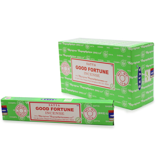 Bâtonnets d'encens Satya 15g - Bonne Fortune