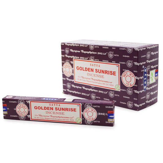 Bâtonnets d'encens Satya 15g - Golden Sunrise