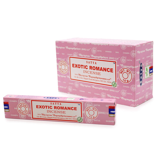Bâtonnets d'encens Satya 15g - Romance exotique